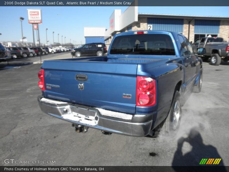 Atlantic Blue Pearl / Medium Slate Gray 2006 Dodge Dakota SLT Quad Cab