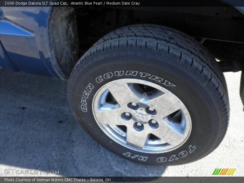 Atlantic Blue Pearl / Medium Slate Gray 2006 Dodge Dakota SLT Quad Cab