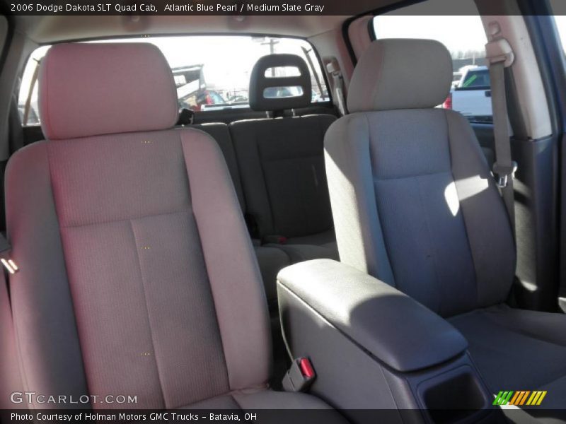 Atlantic Blue Pearl / Medium Slate Gray 2006 Dodge Dakota SLT Quad Cab