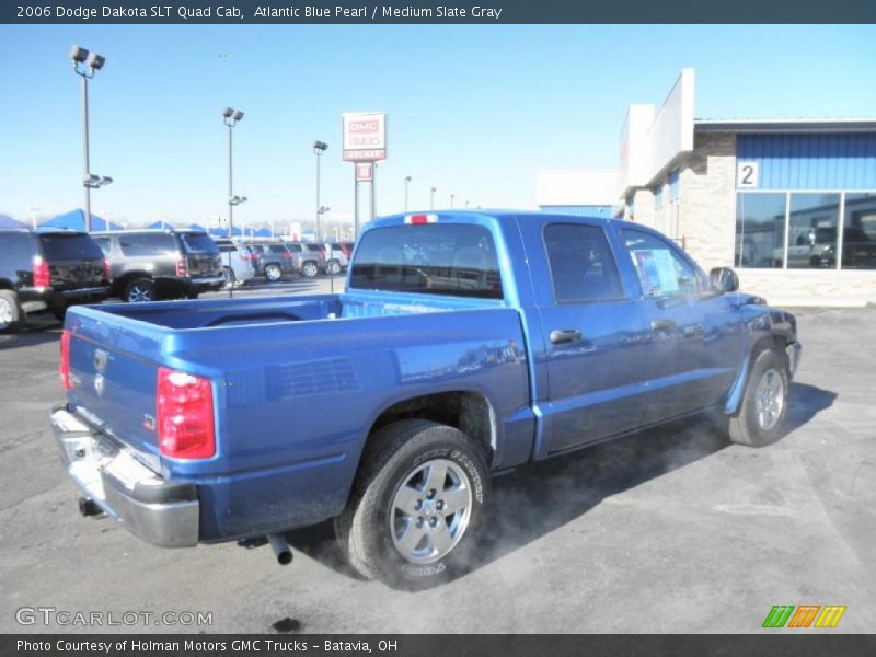 Atlantic Blue Pearl / Medium Slate Gray 2006 Dodge Dakota SLT Quad Cab