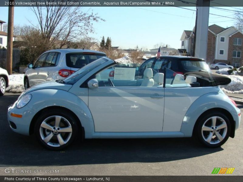  2010 New Beetle Final Edition Convertible Aquarius Blue/Campanella White
