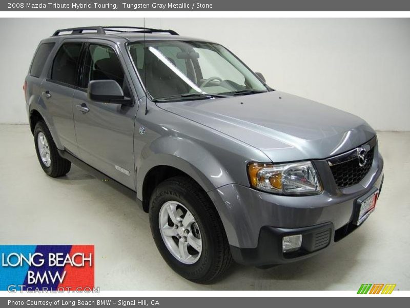 Tungsten Gray Metallic / Stone 2008 Mazda Tribute Hybrid Touring