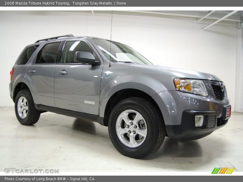 Tungsten Gray Metallic / Stone 2008 Mazda Tribute Hybrid Touring