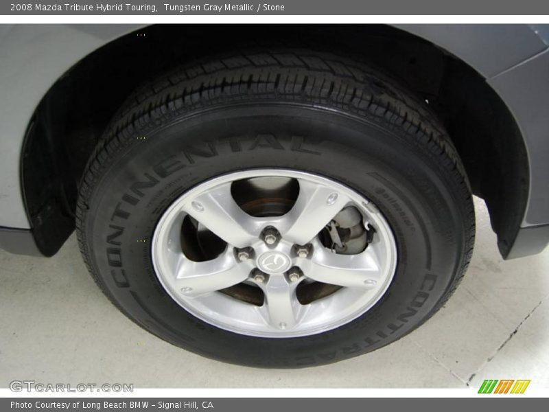Tungsten Gray Metallic / Stone 2008 Mazda Tribute Hybrid Touring