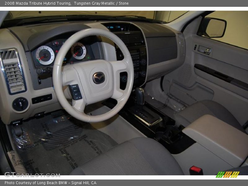 Tungsten Gray Metallic / Stone 2008 Mazda Tribute Hybrid Touring