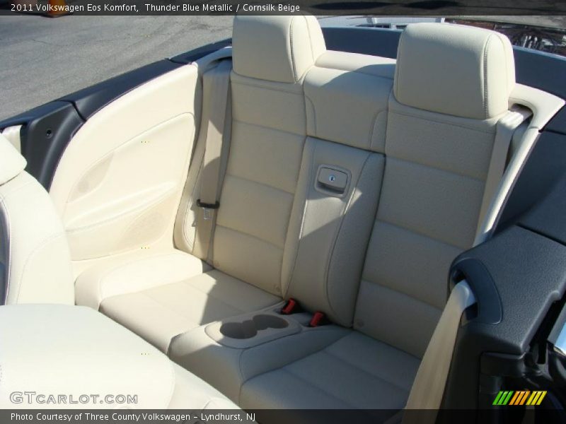 Thunder Blue Metallic / Cornsilk Beige 2011 Volkswagen Eos Komfort