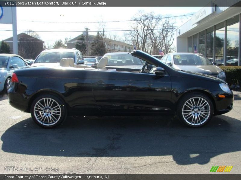 Black Uni / Cornsilk Beige 2011 Volkswagen Eos Komfort