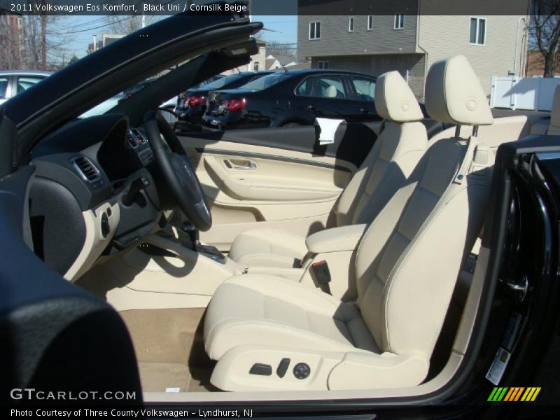 Black Uni / Cornsilk Beige 2011 Volkswagen Eos Komfort