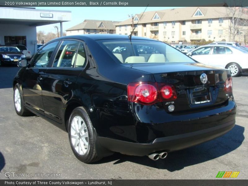 Black / Cornsilk Beige 2010 Volkswagen Jetta Limited Edition Sedan