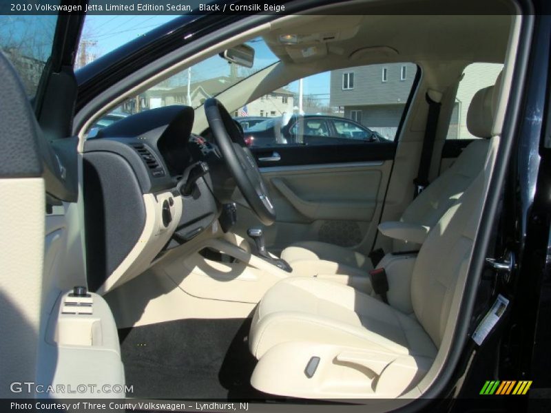 Black / Cornsilk Beige 2010 Volkswagen Jetta Limited Edition Sedan