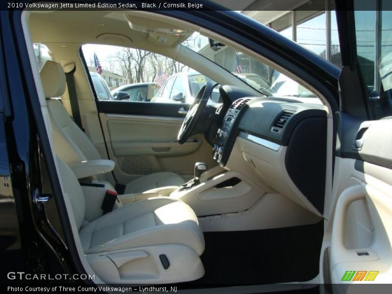 Black / Cornsilk Beige 2010 Volkswagen Jetta Limited Edition Sedan