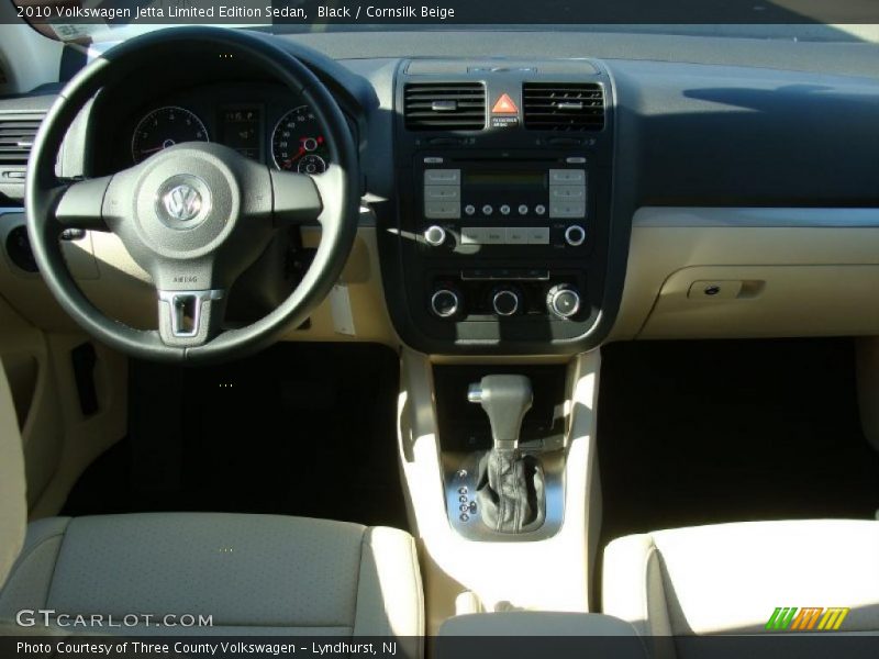 Black / Cornsilk Beige 2010 Volkswagen Jetta Limited Edition Sedan