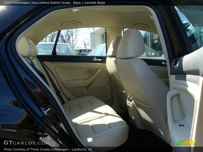 Black / Cornsilk Beige 2010 Volkswagen Jetta Limited Edition Sedan