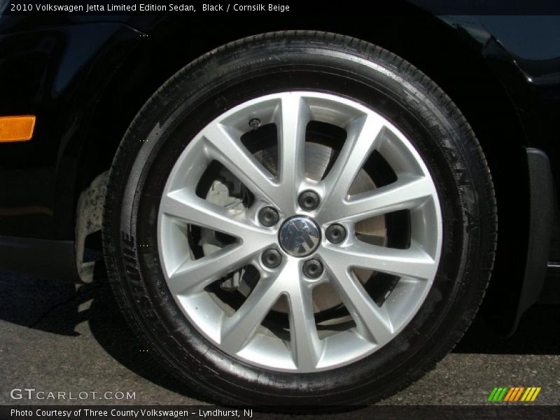 Black / Cornsilk Beige 2010 Volkswagen Jetta Limited Edition Sedan