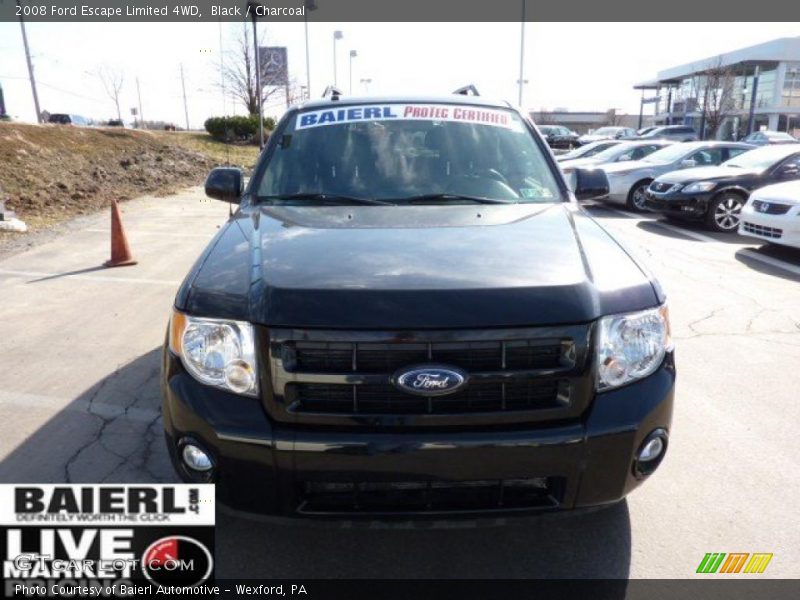 Black / Charcoal 2008 Ford Escape Limited 4WD