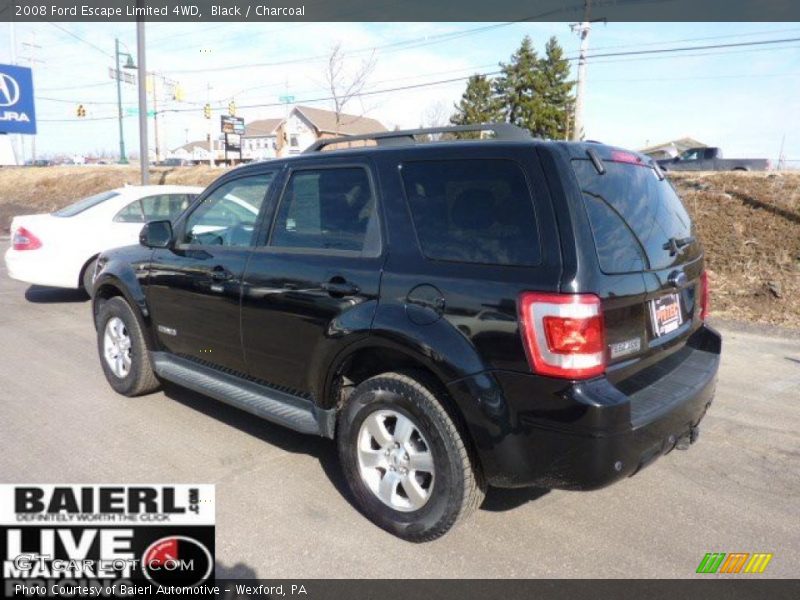 Black / Charcoal 2008 Ford Escape Limited 4WD