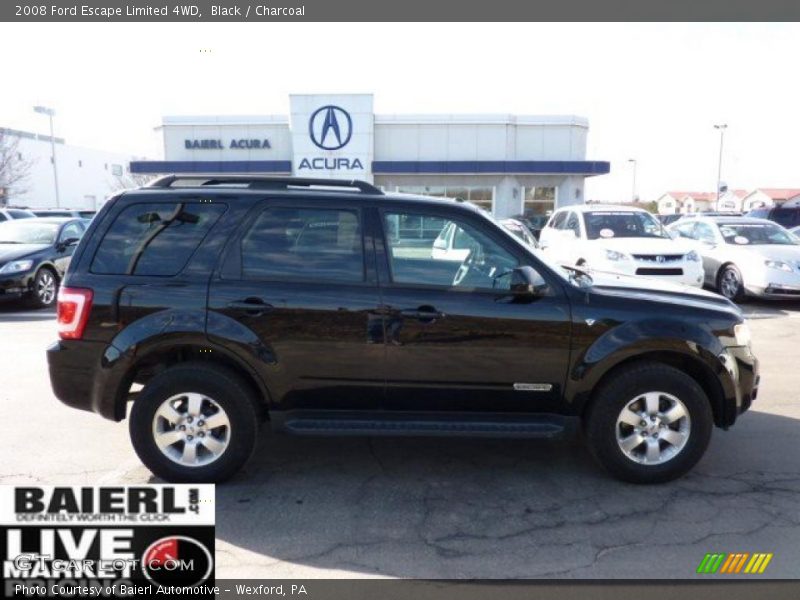 Black / Charcoal 2008 Ford Escape Limited 4WD