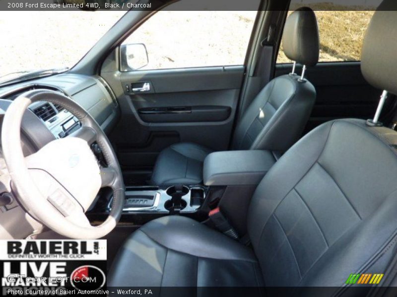 Black / Charcoal 2008 Ford Escape Limited 4WD