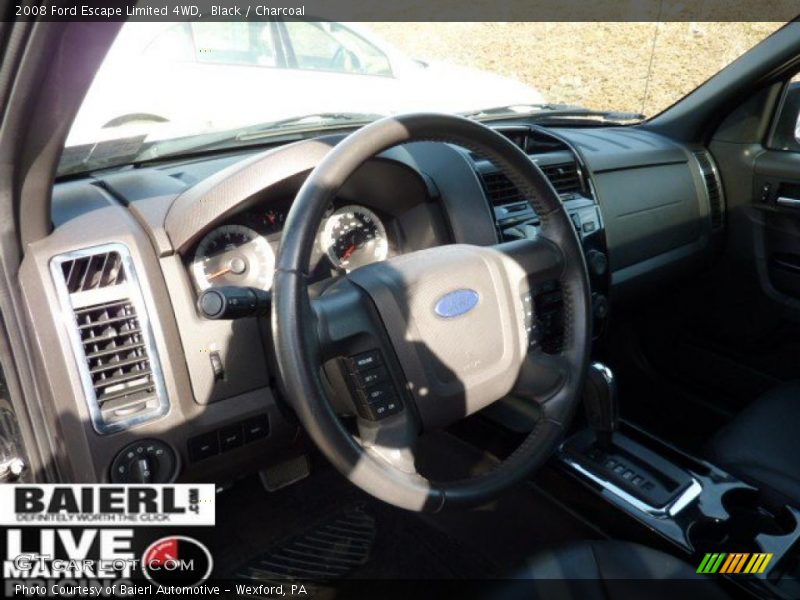 Black / Charcoal 2008 Ford Escape Limited 4WD