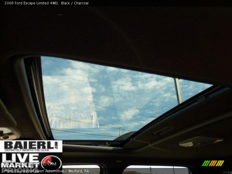 Black / Charcoal 2008 Ford Escape Limited 4WD