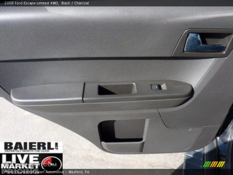 Black / Charcoal 2008 Ford Escape Limited 4WD