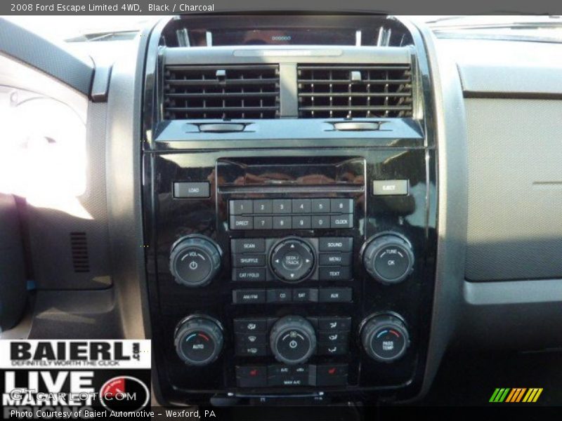 Black / Charcoal 2008 Ford Escape Limited 4WD