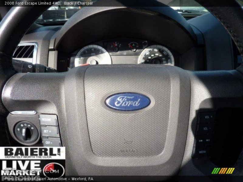 Black / Charcoal 2008 Ford Escape Limited 4WD