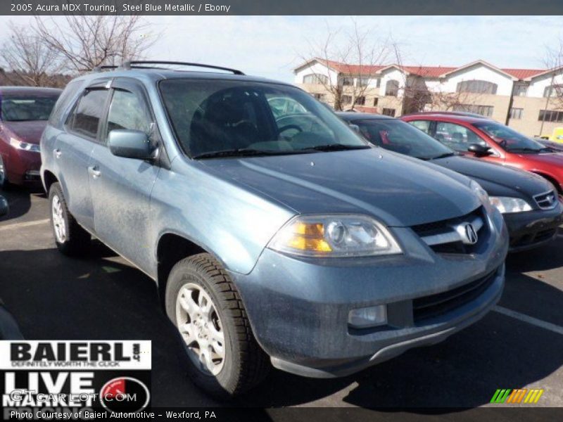 Steel Blue Metallic / Ebony 2005 Acura MDX Touring