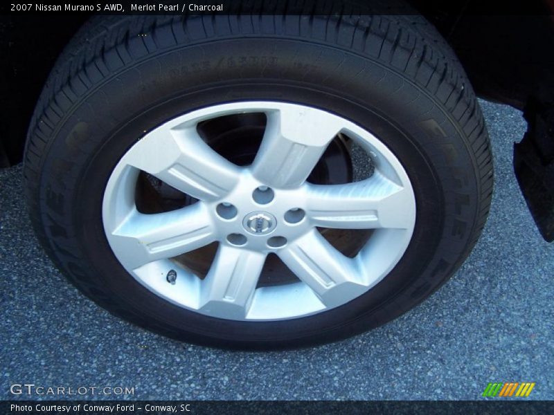 Merlot Pearl / Charcoal 2007 Nissan Murano S AWD