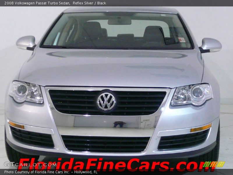 Reflex Silver / Black 2008 Volkswagen Passat Turbo Sedan