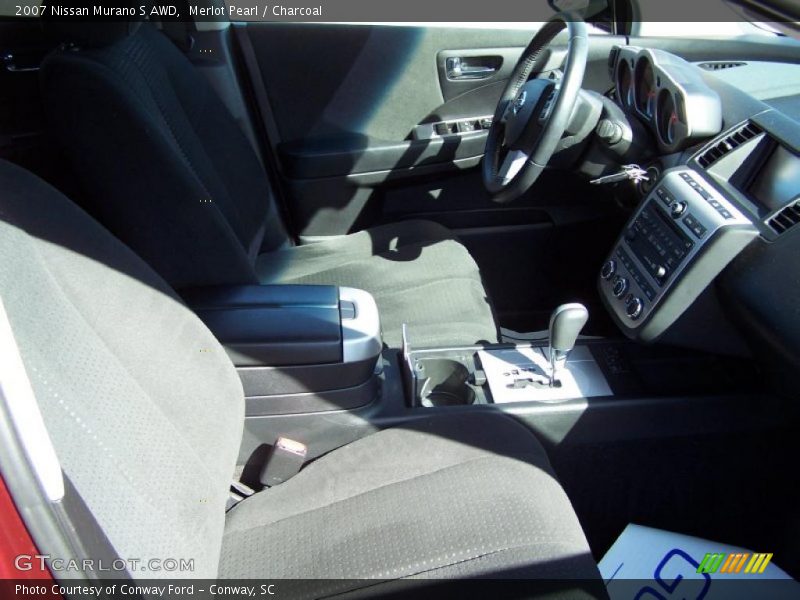 Merlot Pearl / Charcoal 2007 Nissan Murano S AWD