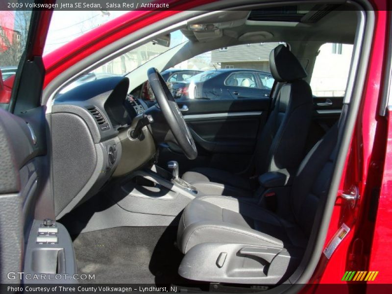 Salsa Red / Anthracite 2009 Volkswagen Jetta SE Sedan