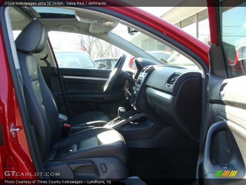 Salsa Red / Anthracite 2009 Volkswagen Jetta SE Sedan