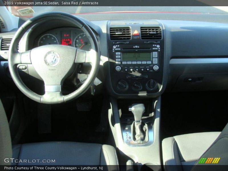 Salsa Red / Anthracite 2009 Volkswagen Jetta SE Sedan