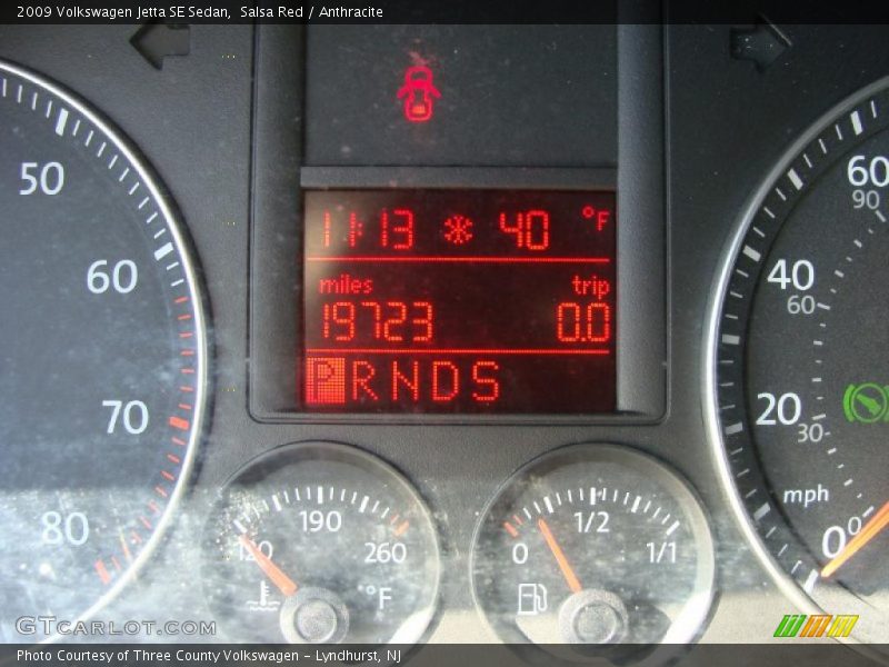 Salsa Red / Anthracite 2009 Volkswagen Jetta SE Sedan