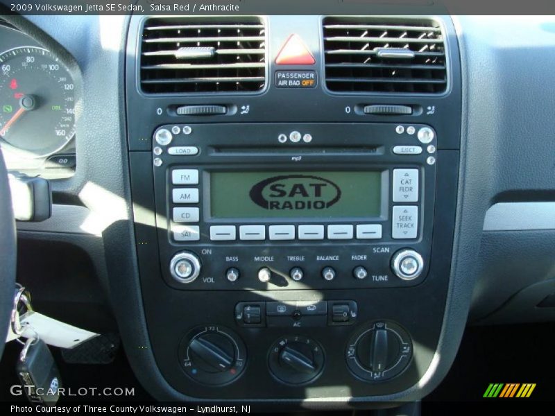 Salsa Red / Anthracite 2009 Volkswagen Jetta SE Sedan