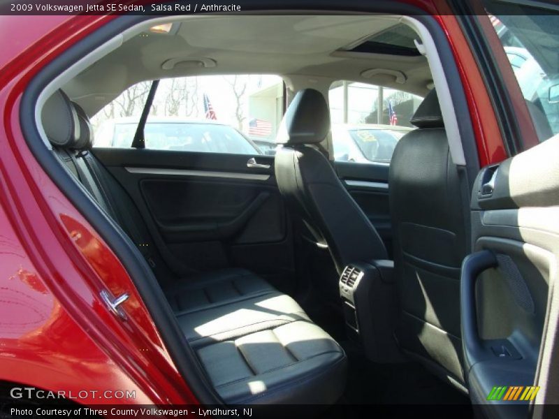 Salsa Red / Anthracite 2009 Volkswagen Jetta SE Sedan