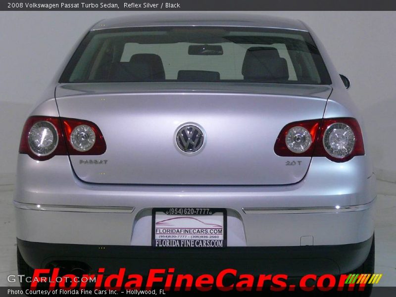 Reflex Silver / Black 2008 Volkswagen Passat Turbo Sedan