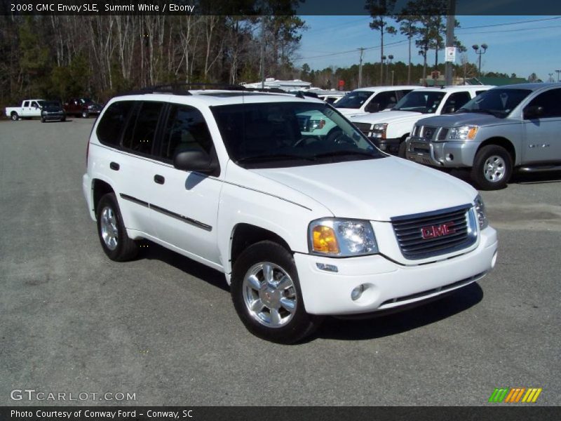 Summit White / Ebony 2008 GMC Envoy SLE