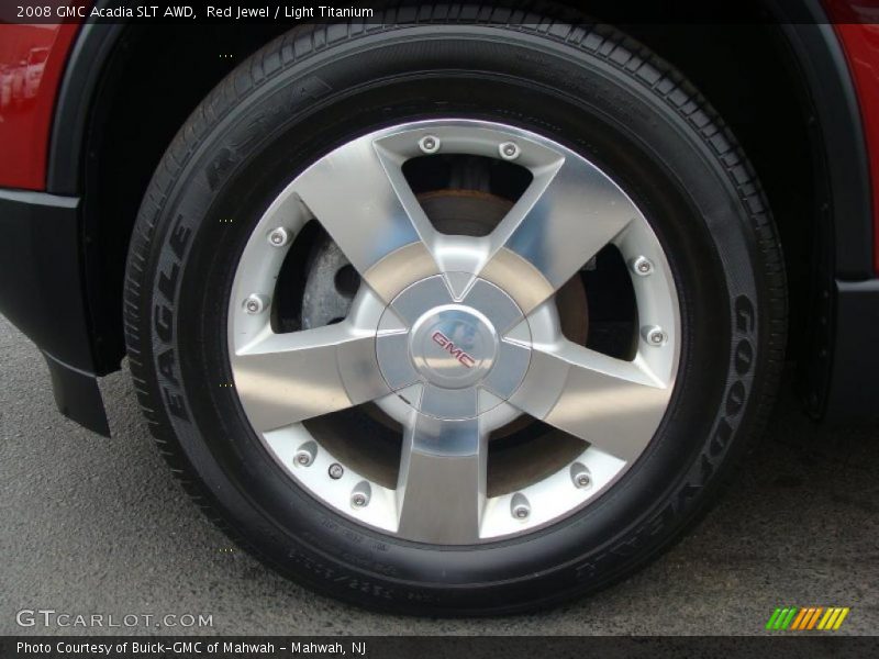 Red Jewel / Light Titanium 2008 GMC Acadia SLT AWD