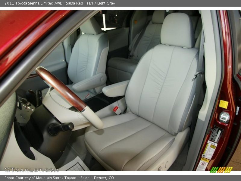  2011 Sienna Limited AWD Light Gray Interior