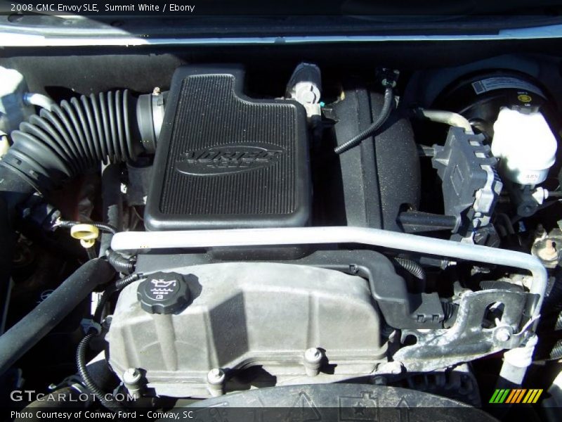 Summit White / Ebony 2008 GMC Envoy SLE