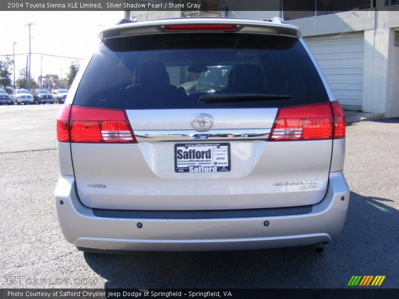 Silver Shadow Pearl / Stone Gray 2004 Toyota Sienna XLE Limited