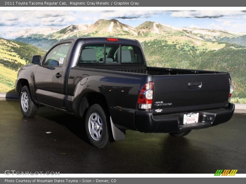 Magnetic Gray Metallic / Graphite Gray 2011 Toyota Tacoma Regular Cab