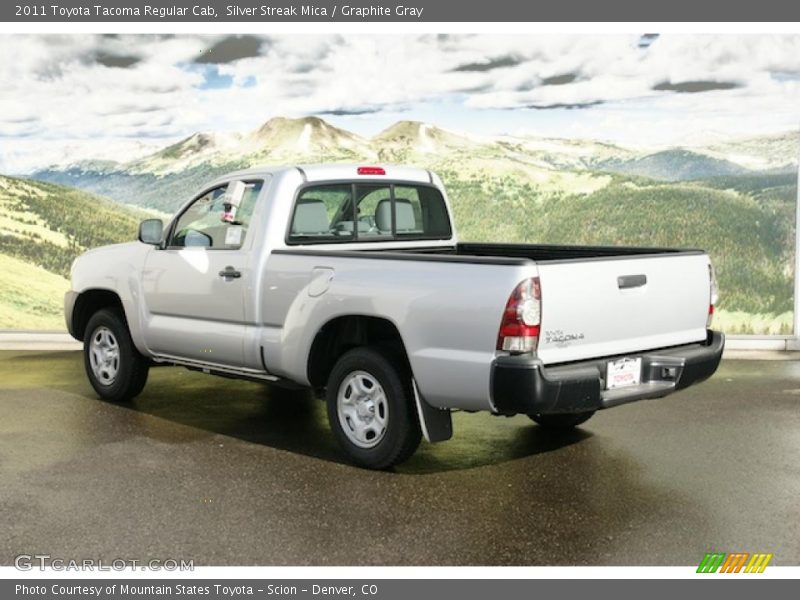Silver Streak Mica / Graphite Gray 2011 Toyota Tacoma Regular Cab