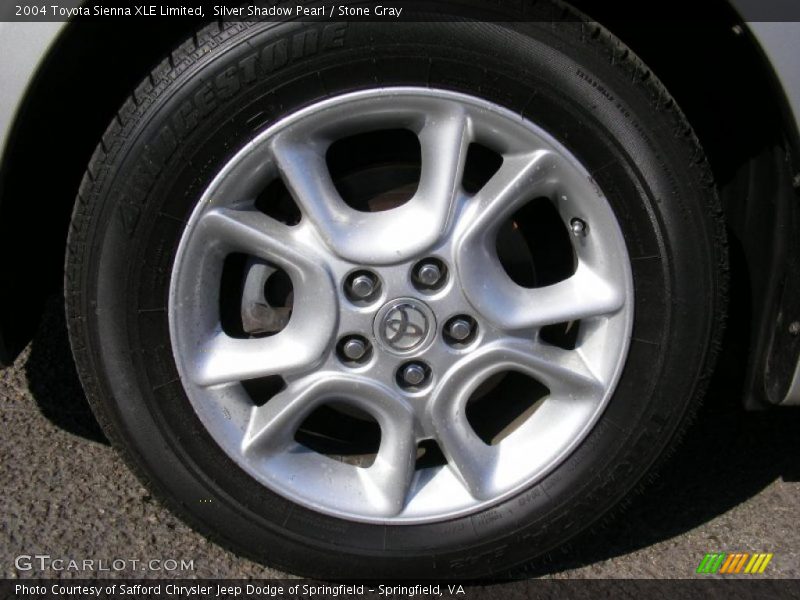 Silver Shadow Pearl / Stone Gray 2004 Toyota Sienna XLE Limited