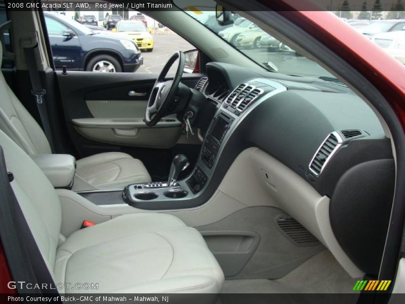 Red Jewel / Light Titanium 2008 GMC Acadia SLT AWD