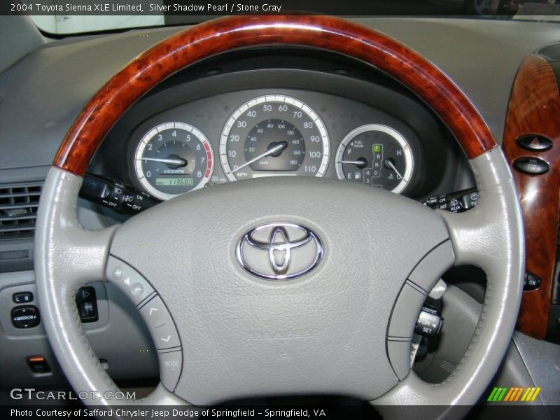 Silver Shadow Pearl / Stone Gray 2004 Toyota Sienna XLE Limited