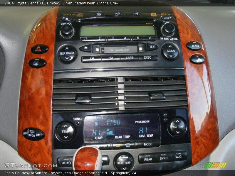 Silver Shadow Pearl / Stone Gray 2004 Toyota Sienna XLE Limited