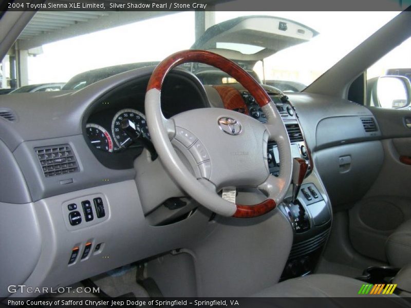 Silver Shadow Pearl / Stone Gray 2004 Toyota Sienna XLE Limited
